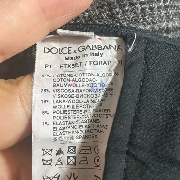 ❌sold❌DOLCE & GABBANA .Straight pants - Picture 10 of 16